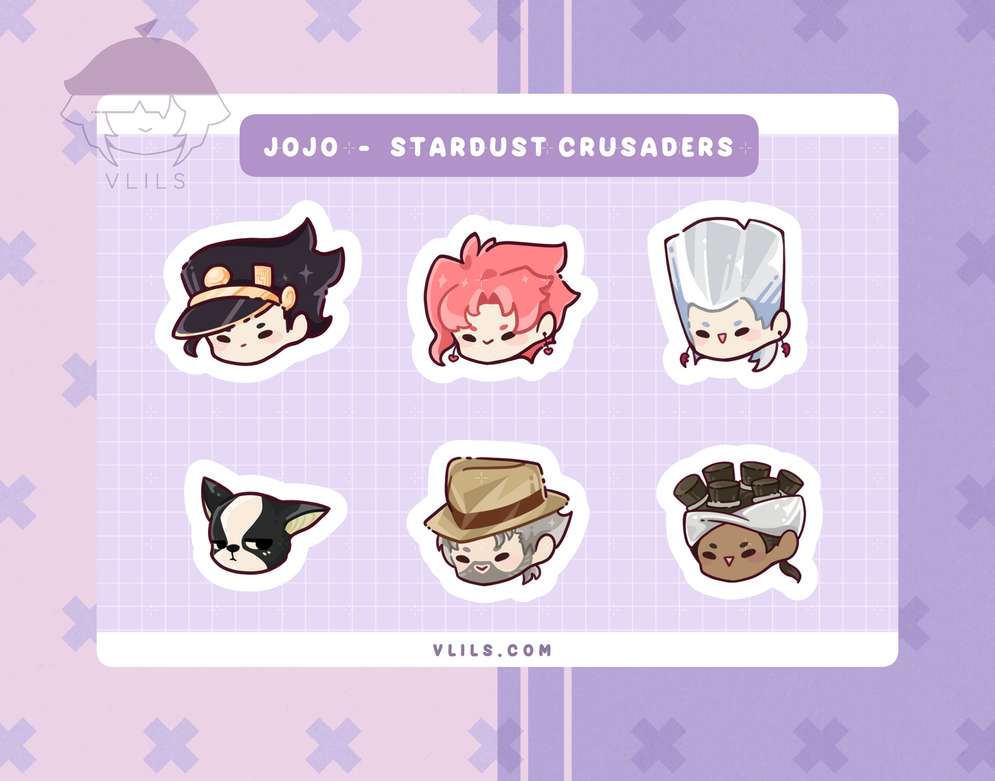 JOJO | Stardust Crusaders ✦ Sticker Sheet