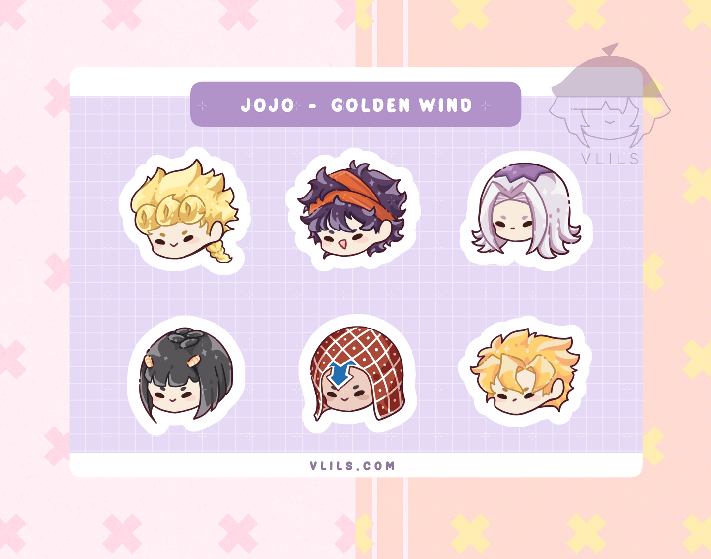 JOJO | Golden Wind ✦ Sticker Sheet